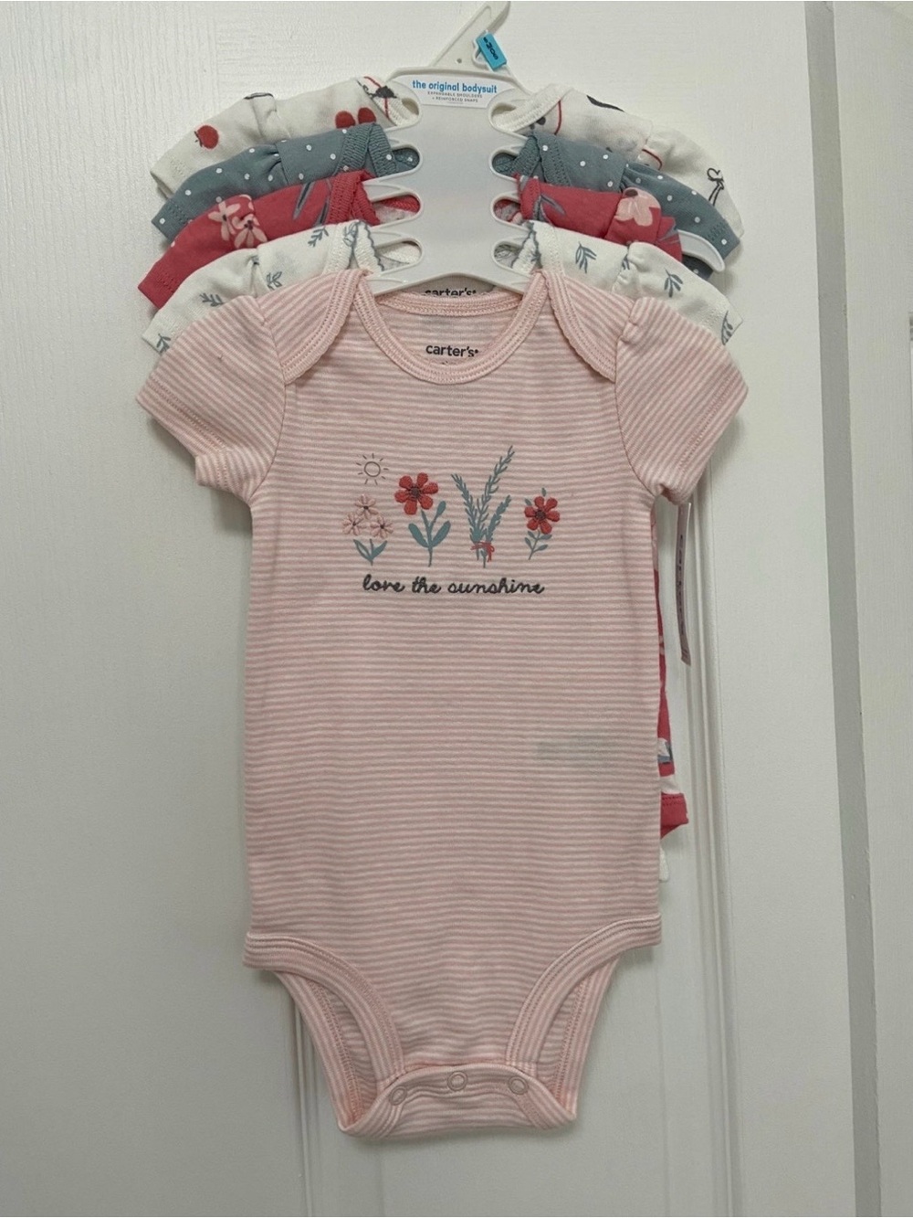 NWT Carter's Baby One-Piece Bodysuit Onesies Set/Girls Onesies Set/Size 6 Months